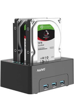 MAIWO Dual Bay 2.5"/3.5" HDD Docking Station